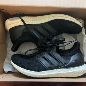 Women’s Ultraboost Adidas size 6.5 black with white boost